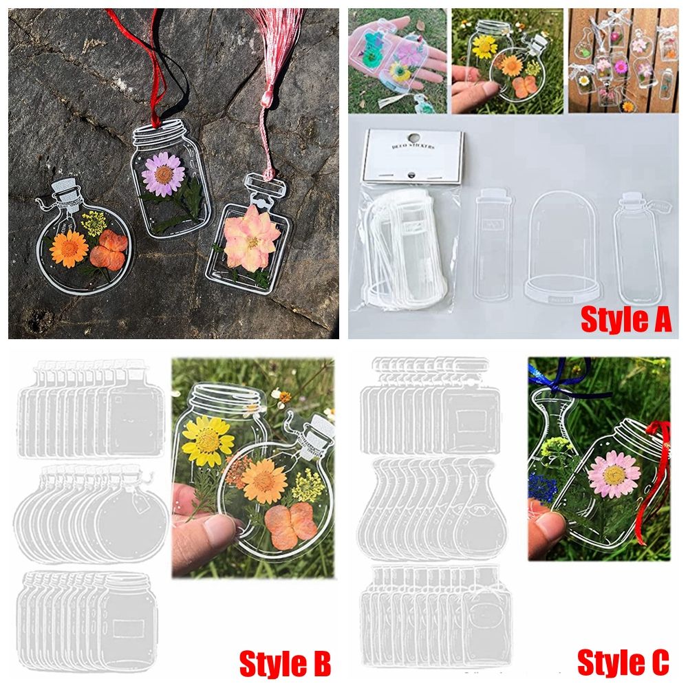 Signets de fleurs séchées tran - Dried Flower Bookmark avis et prix