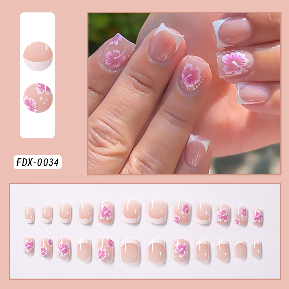 Faux ongles à fleurs française - Pressed Flower Art avis et prix